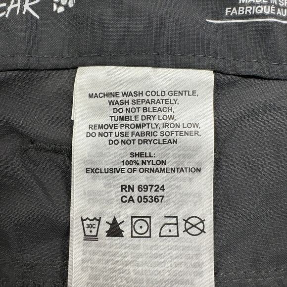 Mountain Hardwear Pants Womens 6 Gray Torada Nylon Cargo Ripstop Hiking Outdoor - Picture 5 of 14